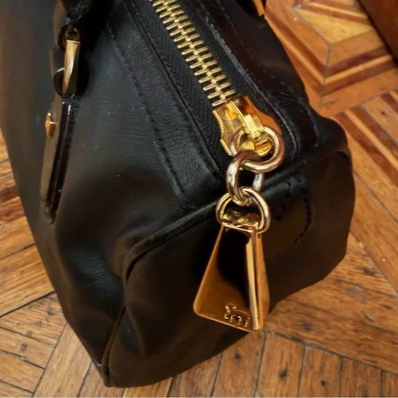 L.A.M.B. Gwen Stefani Lamb Graphic Satchel Handbag Black Y2K - Picture 7 of 17